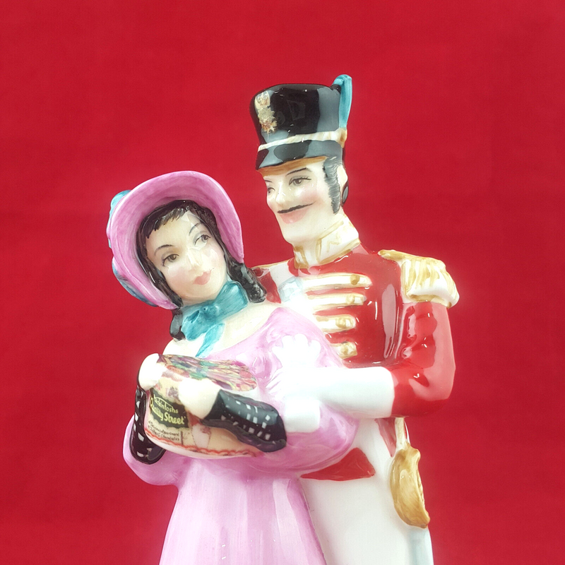 Royal Doulton Advertising Character - Quality Street Couple MCL13 (boxed/CoA) -