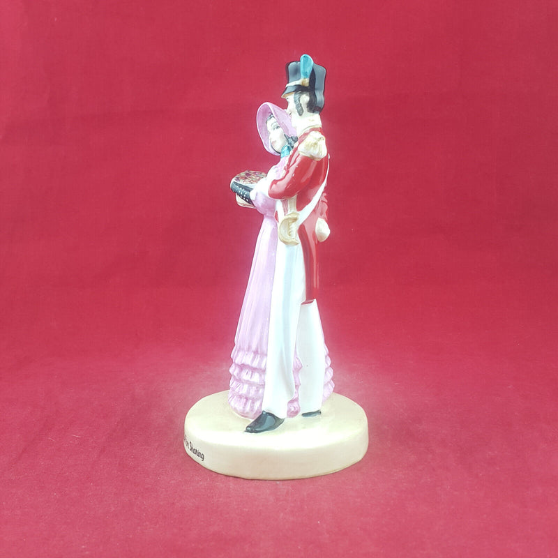 Royal Doulton Advertising Character - Quality Street Couple MCL13 (boxed/CoA) -