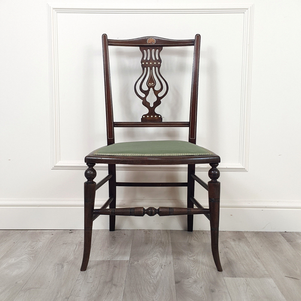 Late 19th Century / Edwardian Mahogany Side Chair - F324