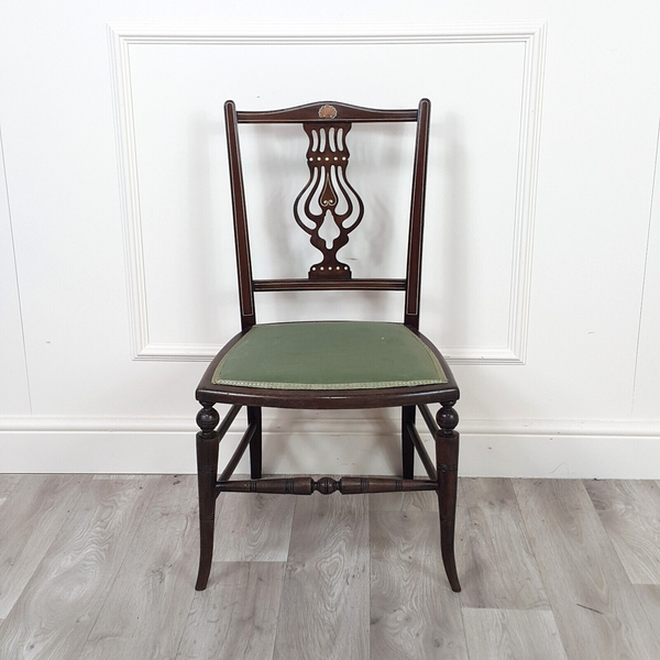 Late 19th Century / Edwardian Mahogany Side Chair - F324