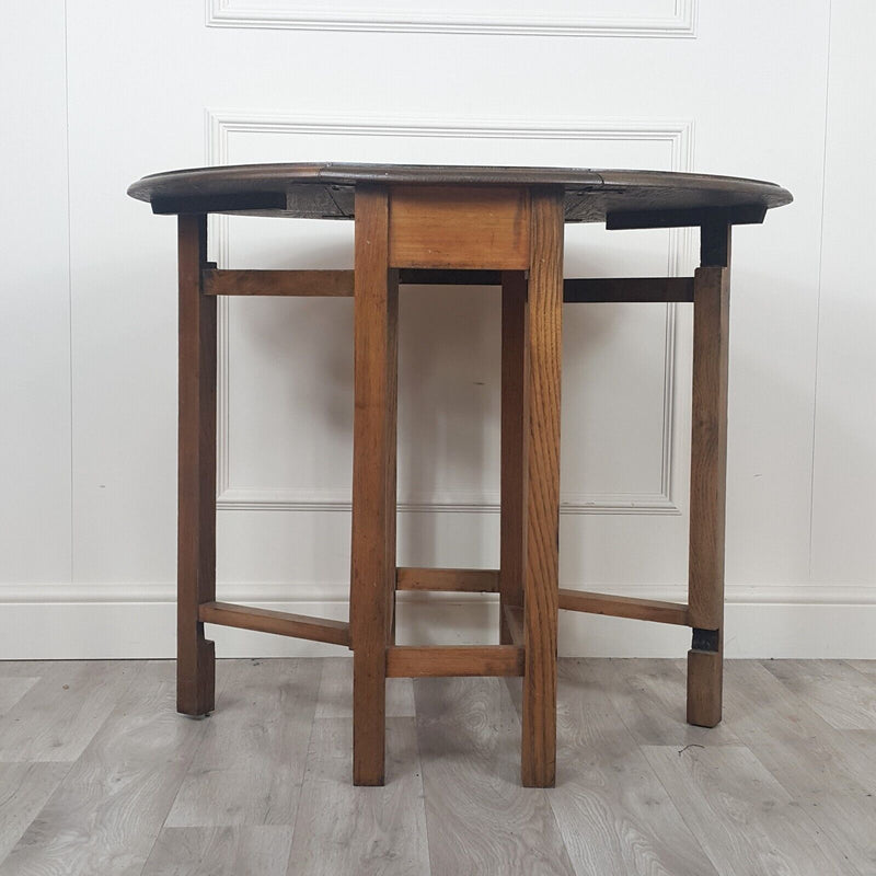 Vintage Wooden Gateleg Table - F347