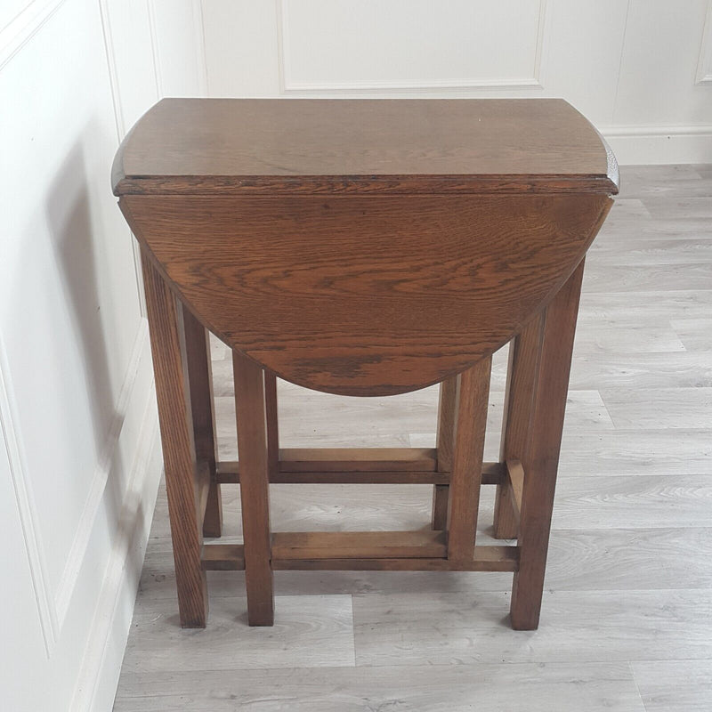 Vintage Wooden Gateleg Table - F347