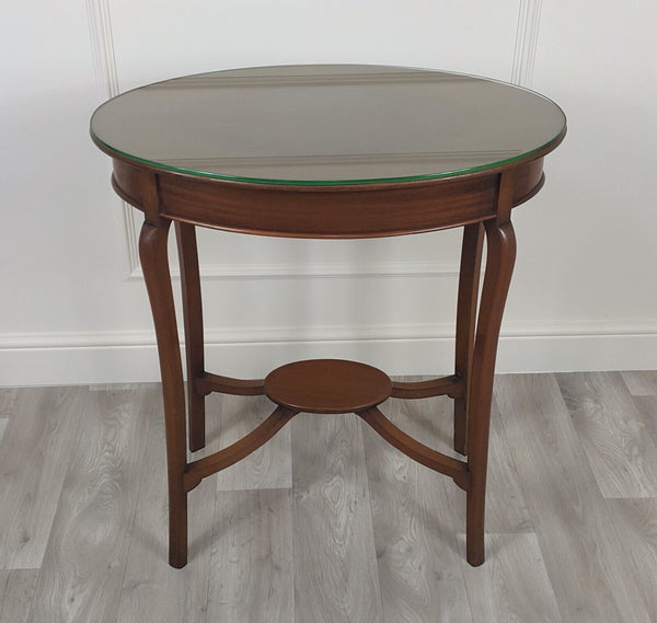 Edwardian Mahogany Oval Occasional Table - F112