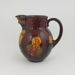 Royal Doulton Kingsware Dickens Whiskey Water Pitcher - RD 5857