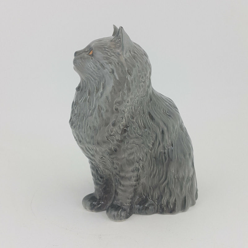 Beswick - Persian Cat Sitting 1880 Swiss Roll Grey Gloss - 580 BSK