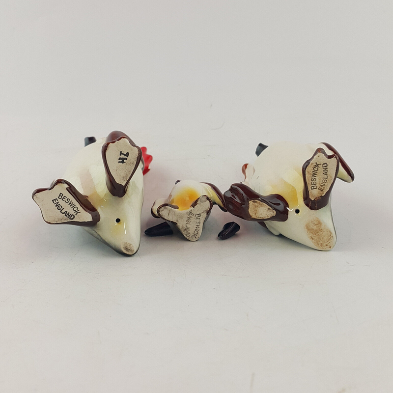 Beswick - Penguin Family (damaged)