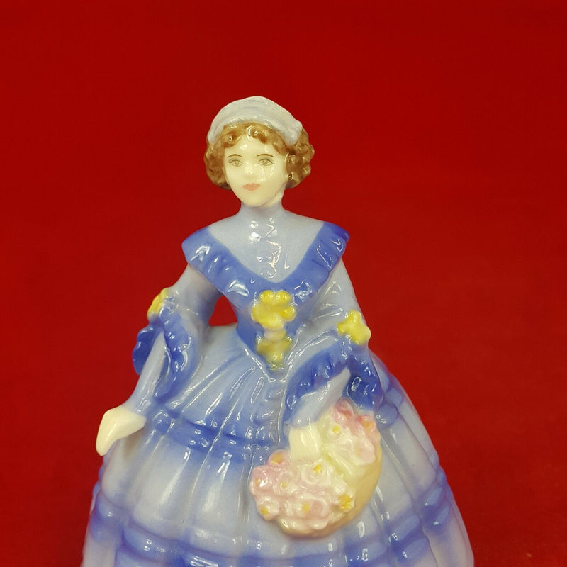 Coalport Minuettes Figurine - Autumntime Blue Dress - 6214 CP