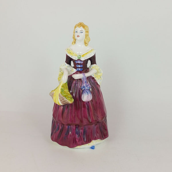 Coalport Lady Figurine Rosalinda In Red Dress (wrong Stamp) -  CP 5599