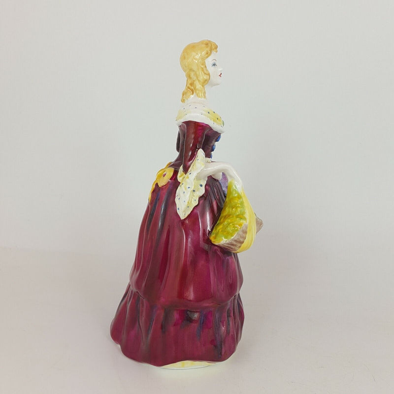 Coalport Lady Figurine Rosalinda In Red Dress (wrong Stamp) -  CP 5599