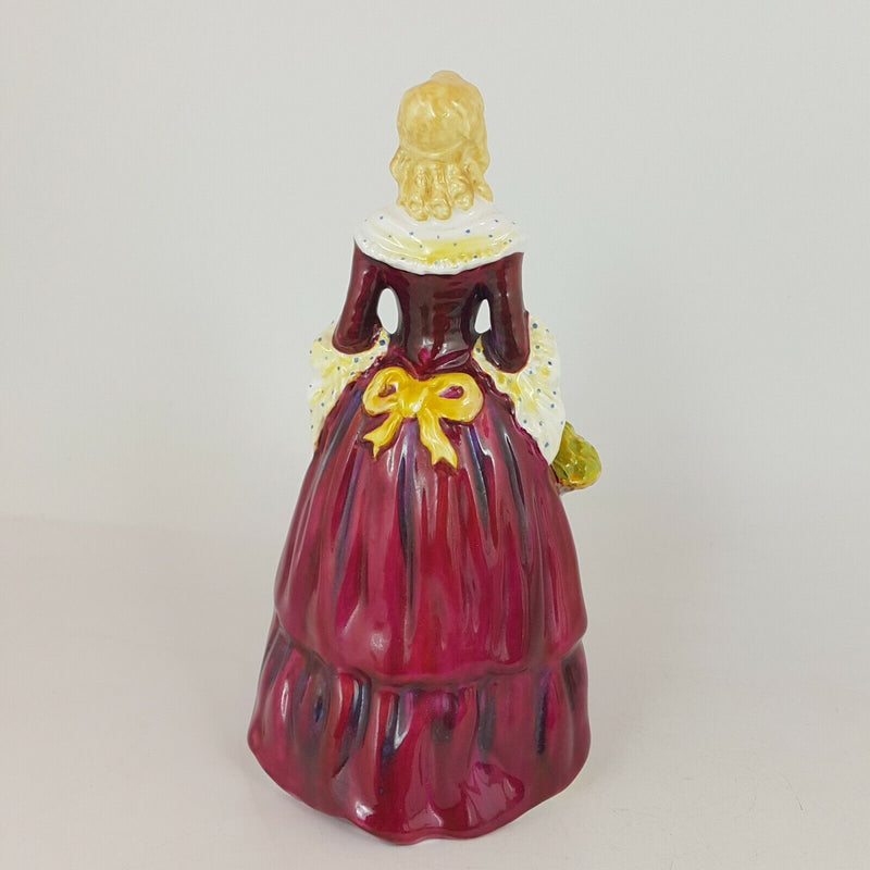 Coalport Lady Figurine Rosalinda In Red Dress (wrong Stamp) -  CP 5599