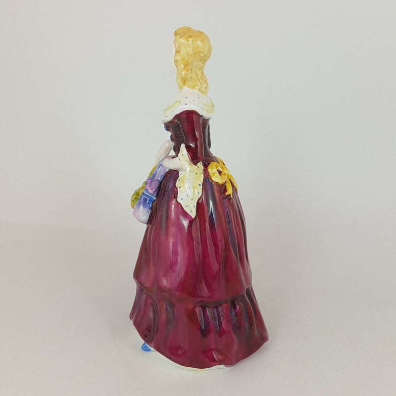 Coalport Lady Figurine Rosalinda In Red Dress (wrong Stamp) -  CP 5599