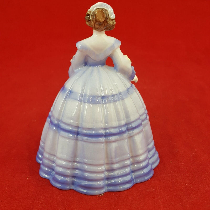 Coalport Minuettes Figurine - Autumntime Blue Dress - 6220 CP