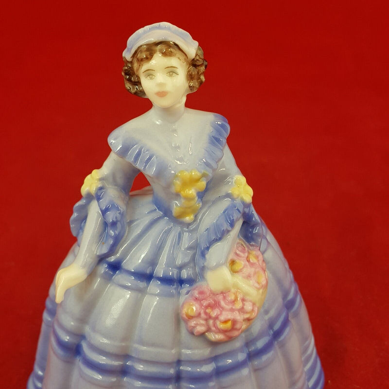 Coalport Minuettes Figurine - Autumntime Blue Dress - 6220 CP