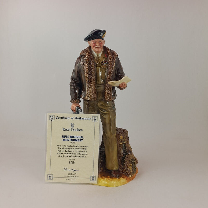 Royal Doulton Figurine HN3405 - Field Marshall Montgomery - 7525 RD