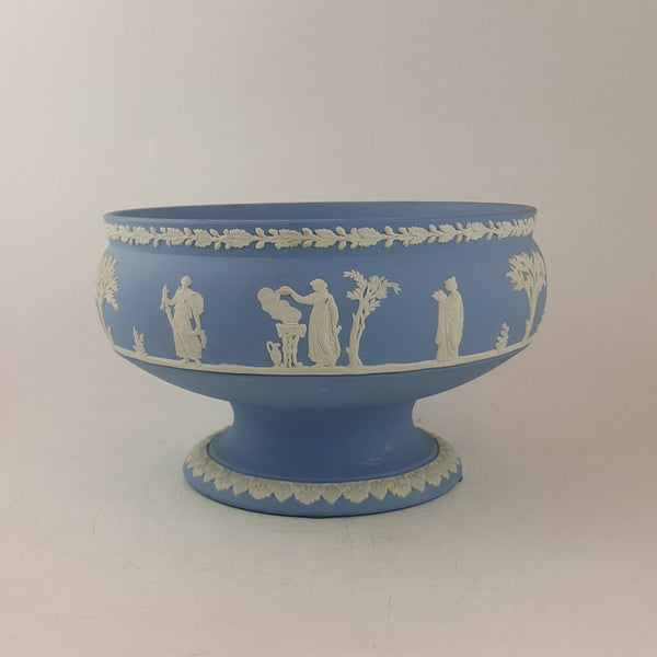 Wedgewood Blue and White Jasperware Large Vase - 9095 WD