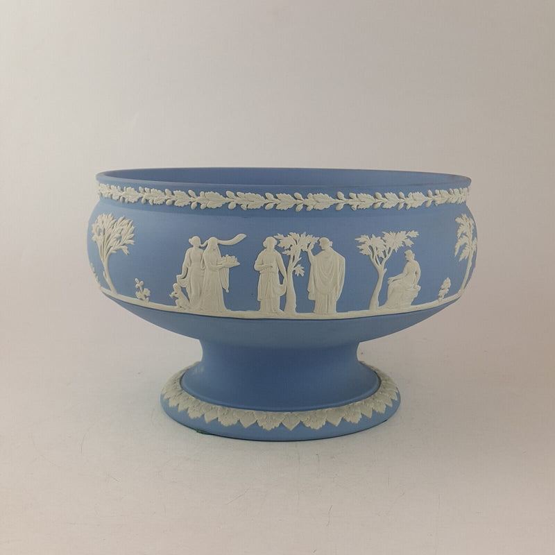 Wedgewood Blue and White Jasperware Large Vase - 9095 WD