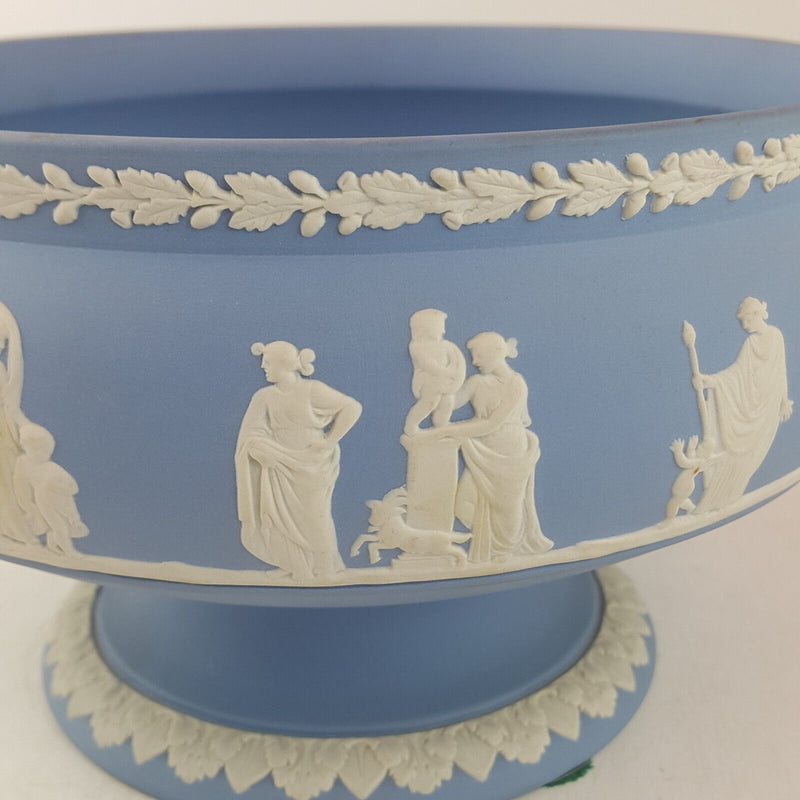 Wedgewood Blue and White Jasperware Large Vase - 9095 WD