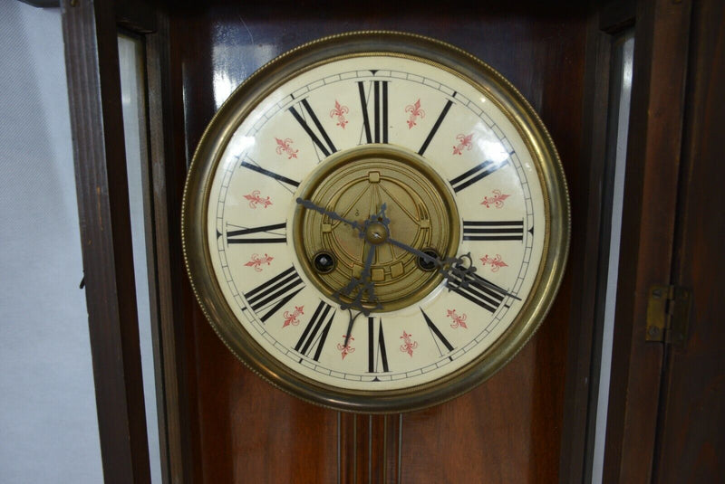 Antique German Regulator Wall Clock (Working Condition) - F18