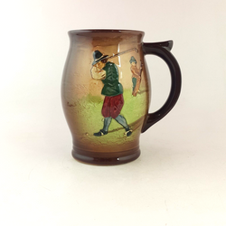 Rare Royal Doulton Kingsware Golfing Tankard - 7000 RD