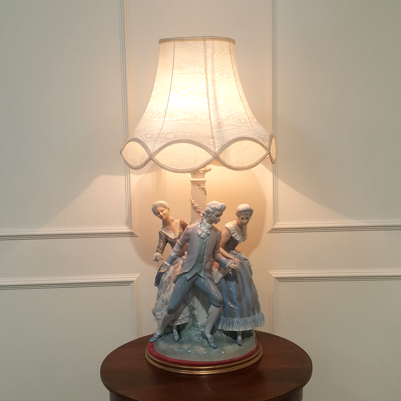 Lladro La Tarantela Lamp 1124 - Large Lladro- L/N 1844