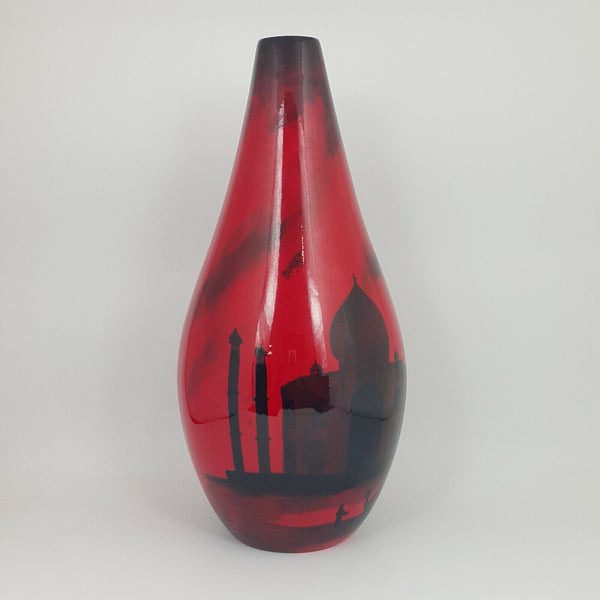 Peggy Davies Ceramic Flambe Vase Taj Mahal limited Ed -  5816 N/A