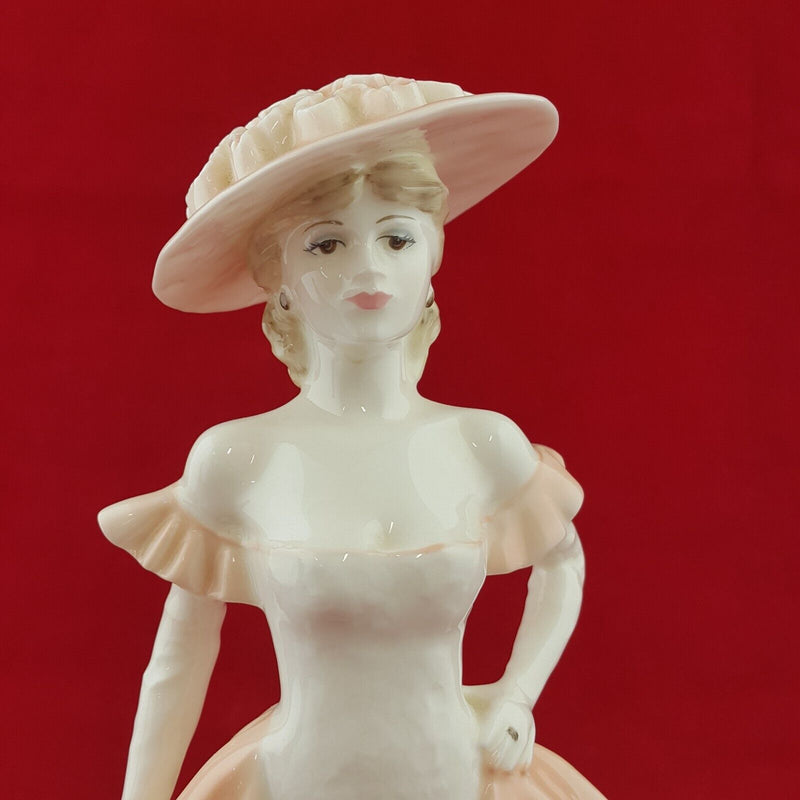 Coalport porcelain Figurine Ladies Of Fashion Cafe Royal - CP 7983