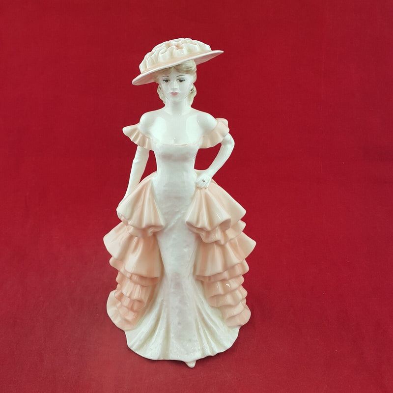 Coalport porcelain Figurine Ladies Of Fashion Cafe Royal - CP 7983