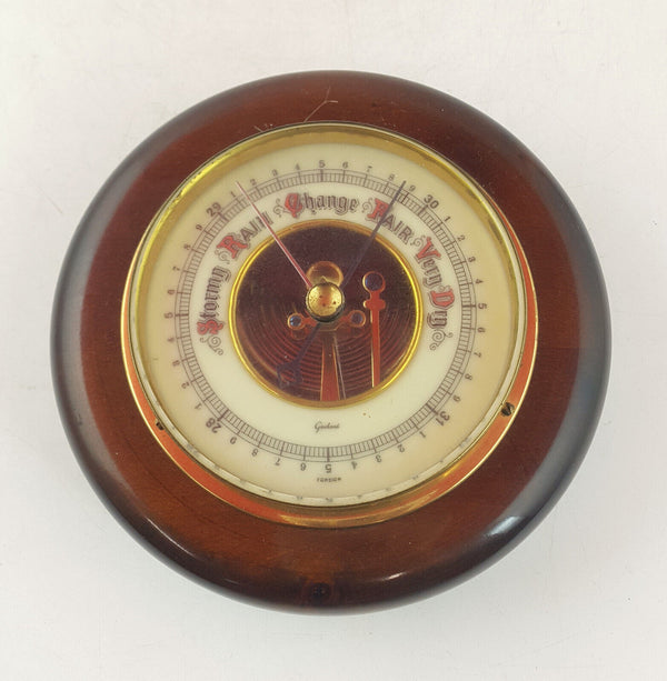 Stormy Rain Change Fair Very Dry Antique Weather Barometer - OA 3712