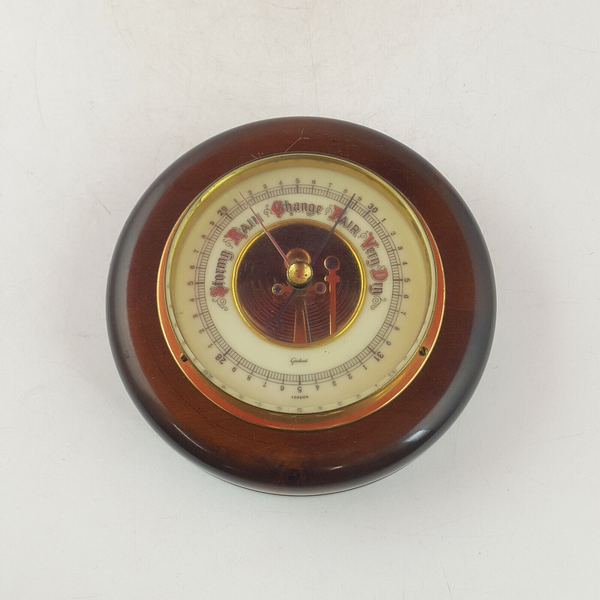 Stormy Rain Change Fair Very Dry Antique Weather Barometer - OA 3712