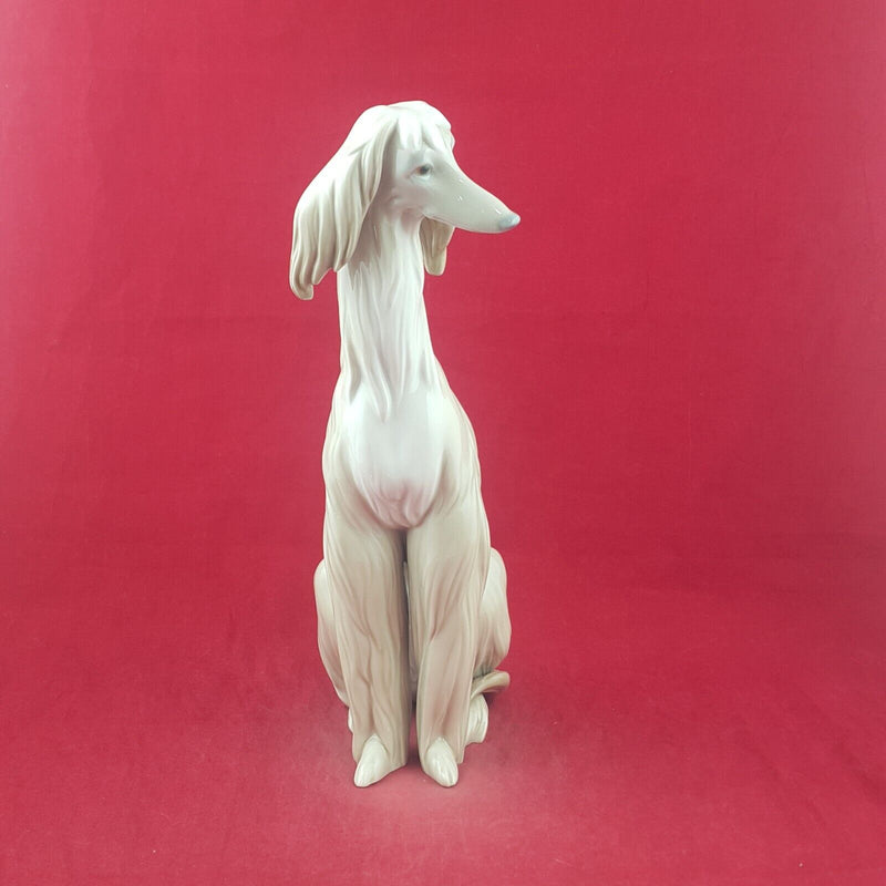 Lladro Nao Figurine 1069 Grey Afghan Hound - 9006 L/N