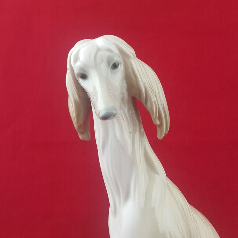 Lladro Nao Figurine 1069 Grey Afghan Hound - 9006 L/N