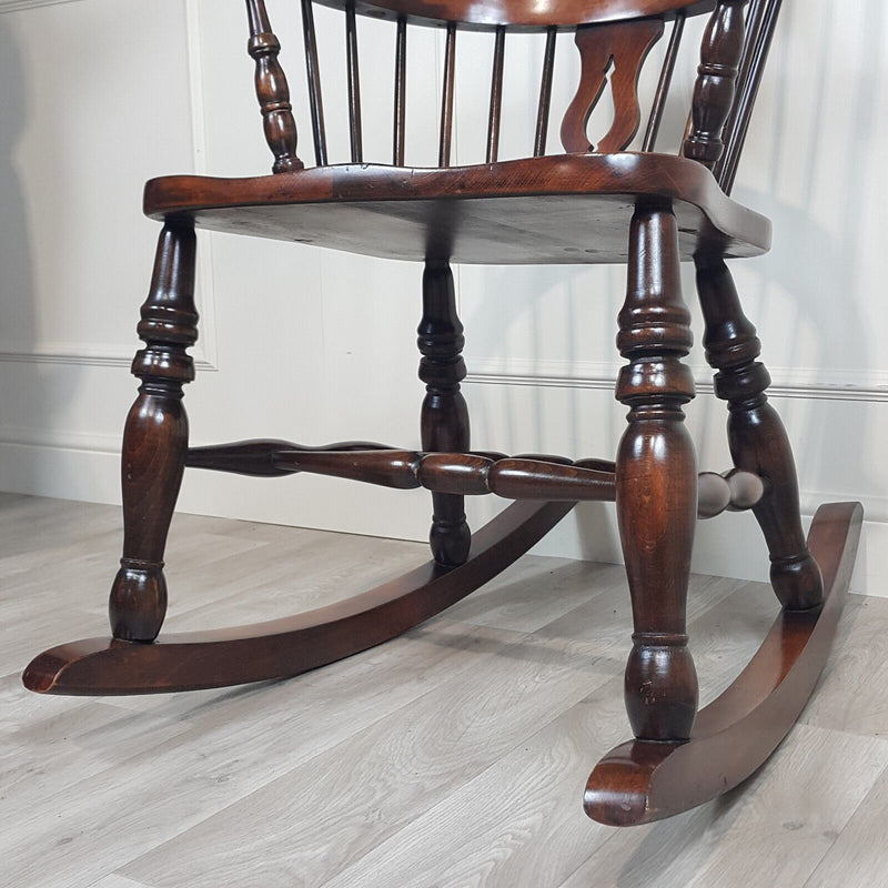 Antique Windsor Rocking Chair - F277