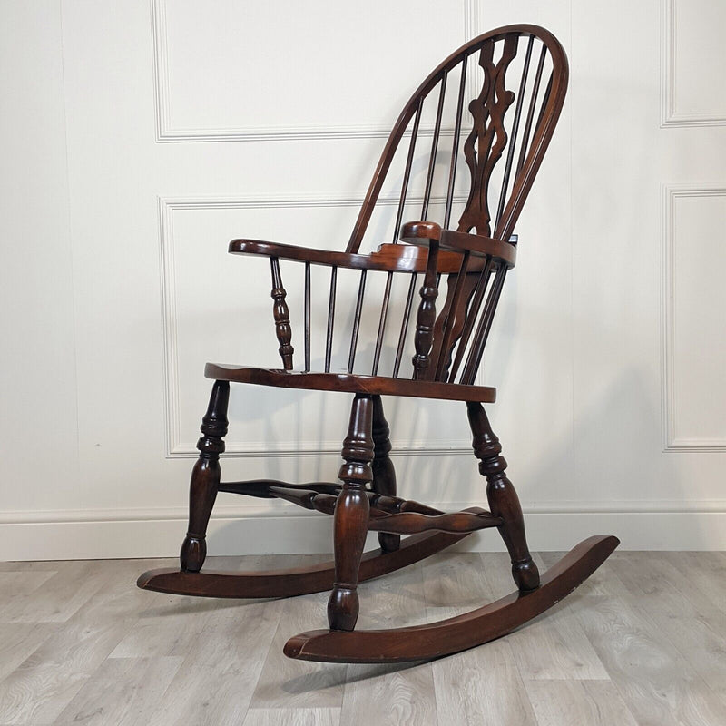 Antique Windsor Rocking Chair - F277