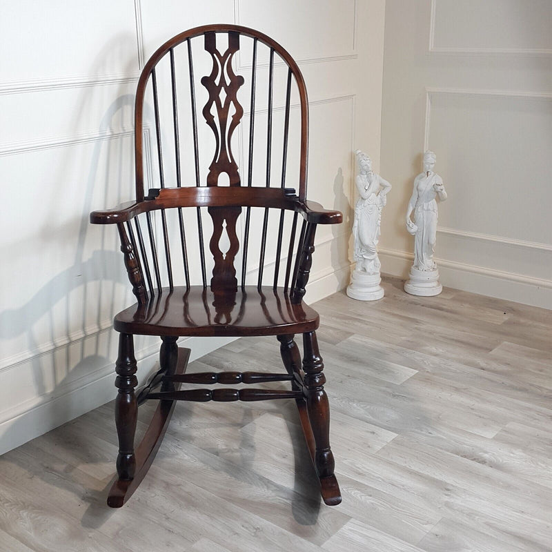 Antique Windsor Rocking Chair - F277