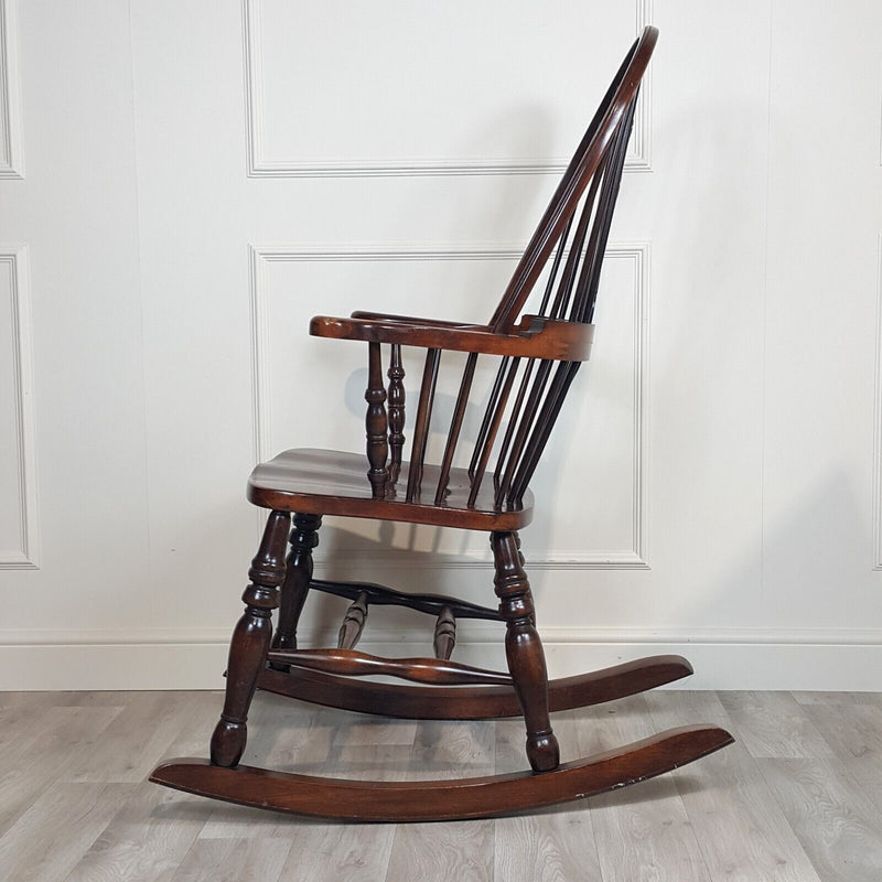 Antique Windsor Rocking Chair - F277