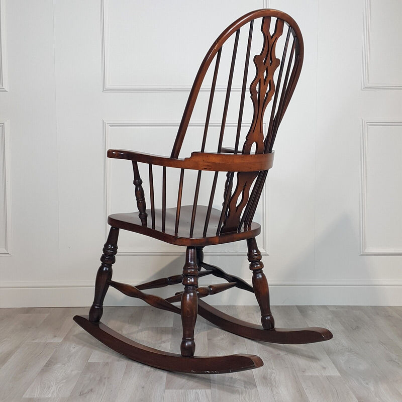 Antique Windsor Rocking Chair - F277