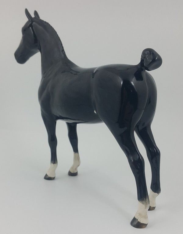 Beswick Black Hackney Horse 1361