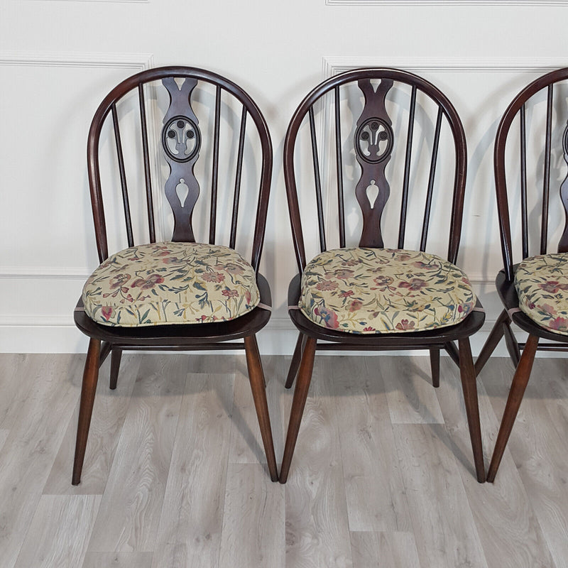 Set Of Four Fleur de Lys Chairs - F216