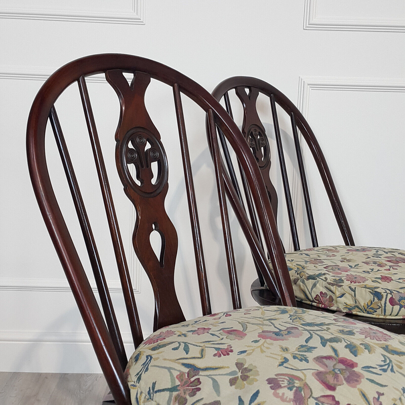 Set Of Four Fleur de Lys Chairs - F216