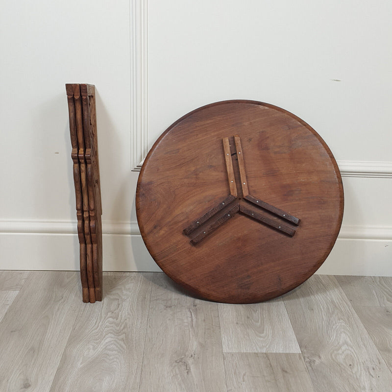 Circular Carved Indian Occasional Table - F200