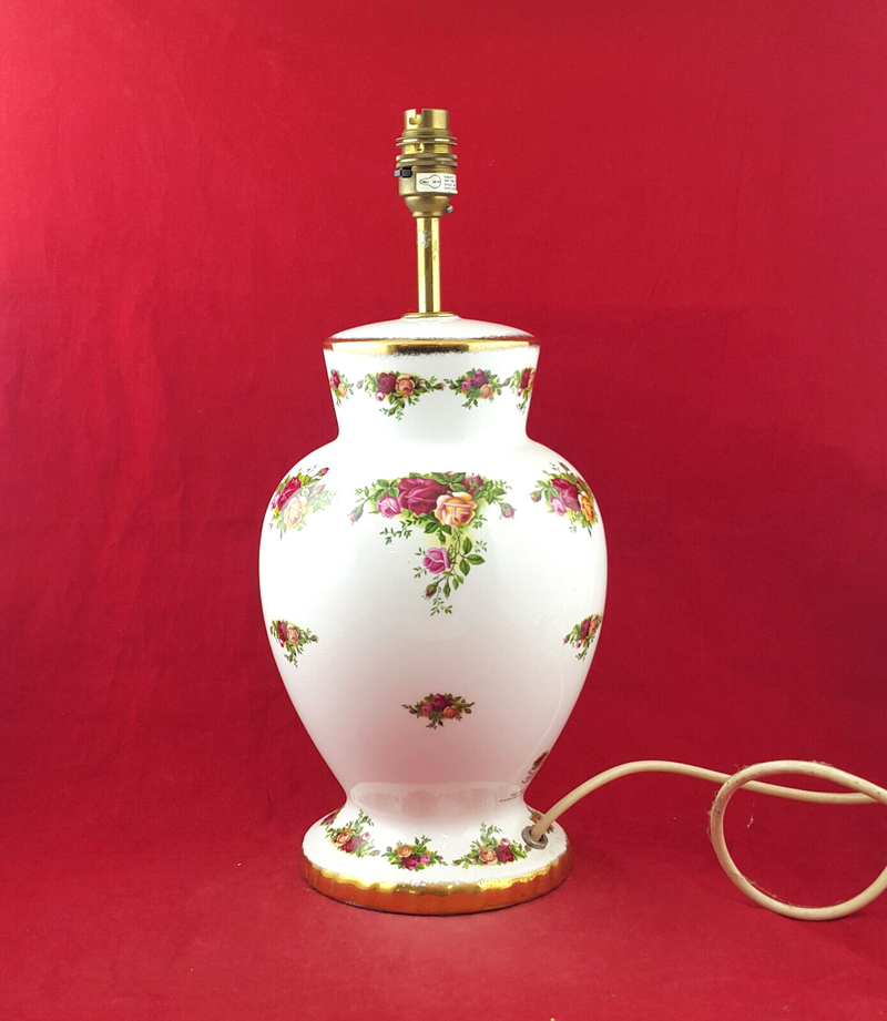 Royal Albert Old Country Roses Large Lamp Base - OP 3722