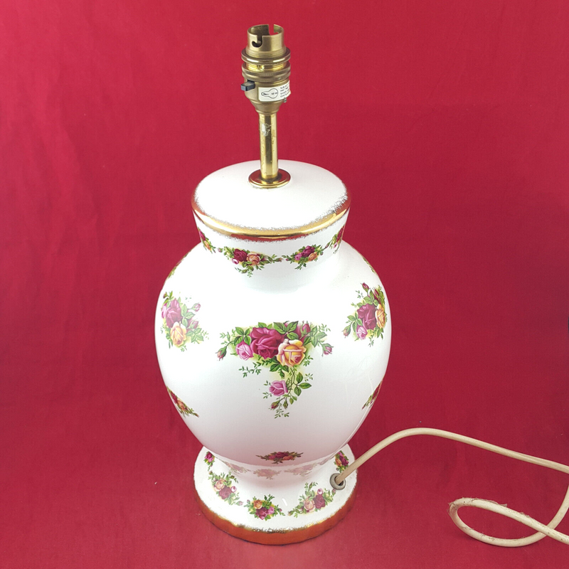 Royal Albert Old Country Roses Large Lamp Base - OP 3722