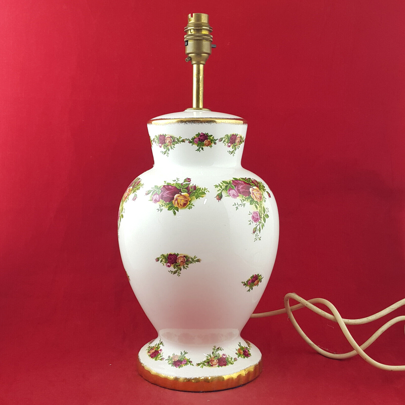 Royal Albert Old Country Roses Large Lamp Base - OP 3722