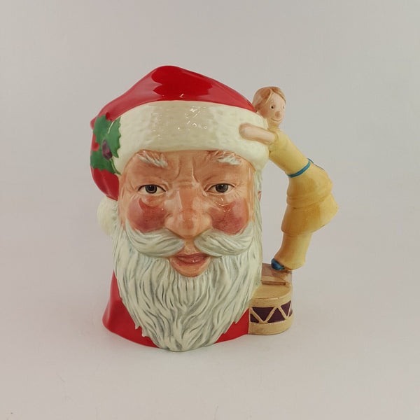 Royal Doulton Large Character Jug D6668 - Santa Claus Doll on Drum - RD 6615