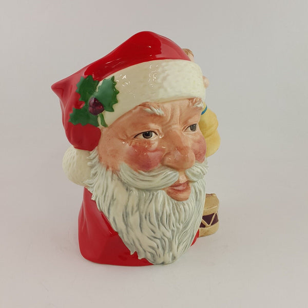 Royal Doulton Large Character Jug D6668 - Santa Claus Doll on Drum - RD 6615