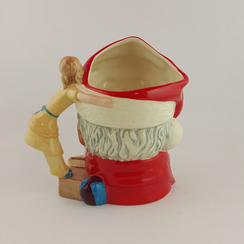 Royal Doulton Large Character Jug D6668 - Santa Claus Doll on Drum - RD 6615