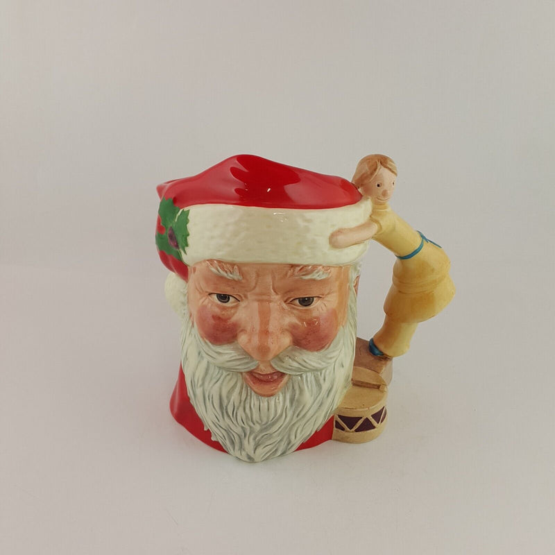 Royal Doulton Large Character Jug D6668 - Santa Claus Doll on Drum - RD 6615