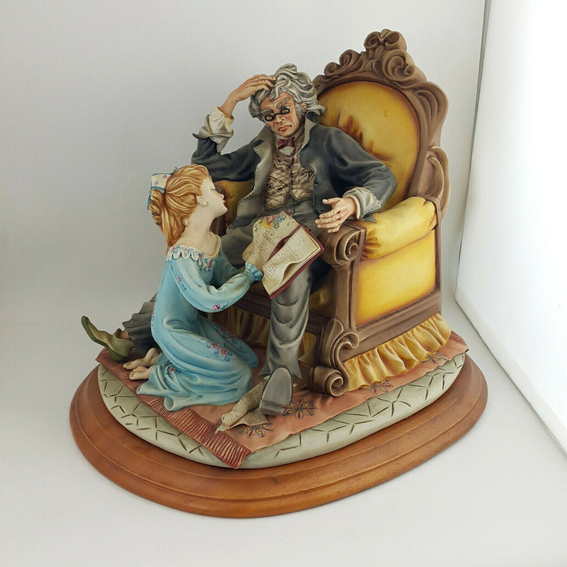 Capodimonte - Story Teller On Wooden Plinth (11 Kg) - CDT 866