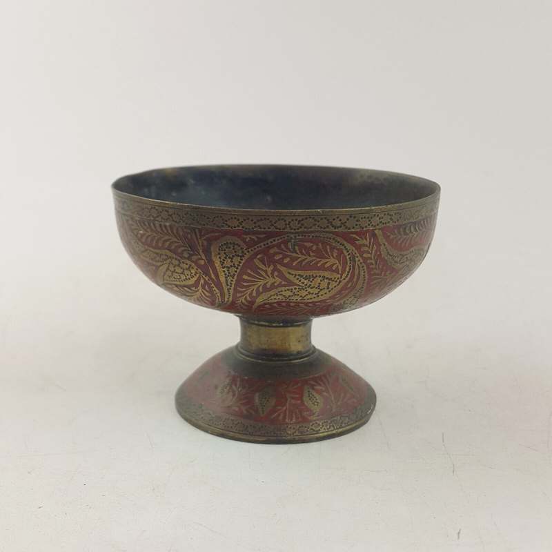 Vintage Brass Small Footed Bowl - TF 203