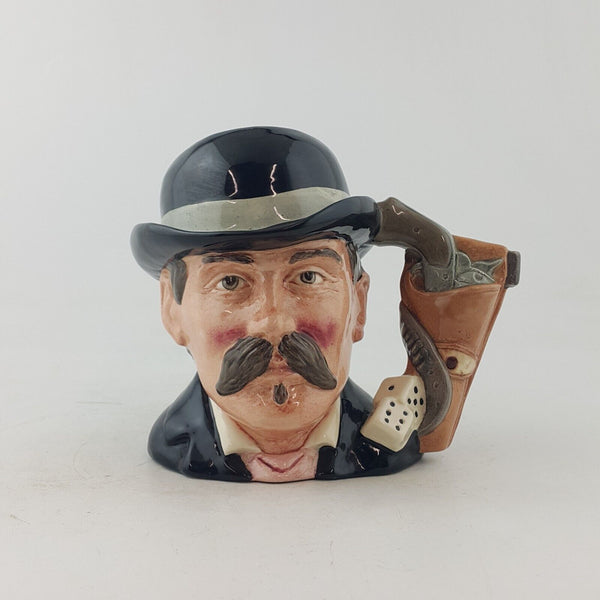 Royal Doulton Character Jug Odd Size - Doc Holliday D6731 – RD 2414